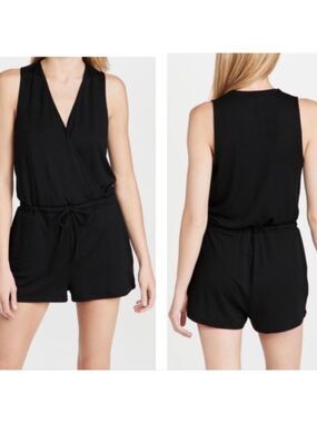 Beyond yoga black romper size medium